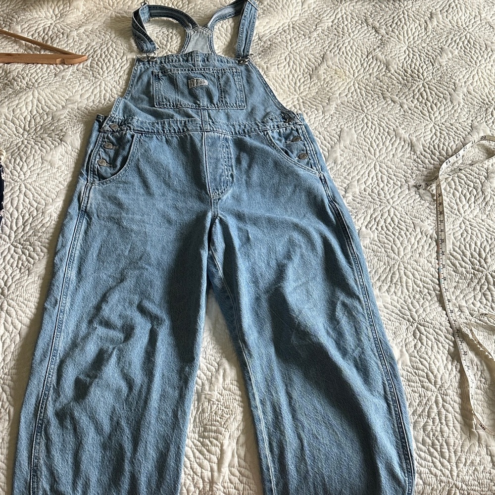 Levi's Light Blue Denim Women's Overalls